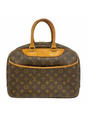Louis Vuitton Handbag Monogram Deauville Brown